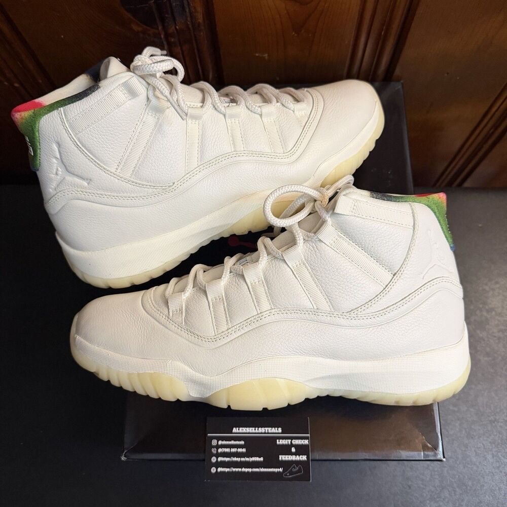 Air Jordan 11 Retro OG 285 Sail (IO8959-133) Size 12 Men WORN ONCE